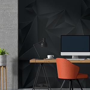 Office or Store Wallpaper Decor -  Geometric
