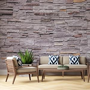 Office or Store Wallpaper Decor - Bricks