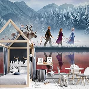 Kids Room Wallpaper Decor -  Frozen